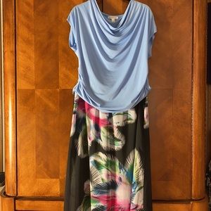 Women’s baby blue blouse John Paul Richard size L